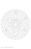 Mandalas Geo kleurplaat 8